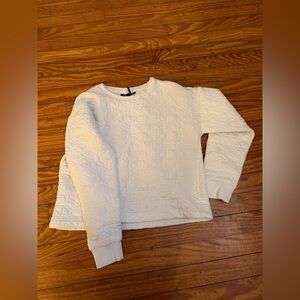 DKNY White Logo Sweater
